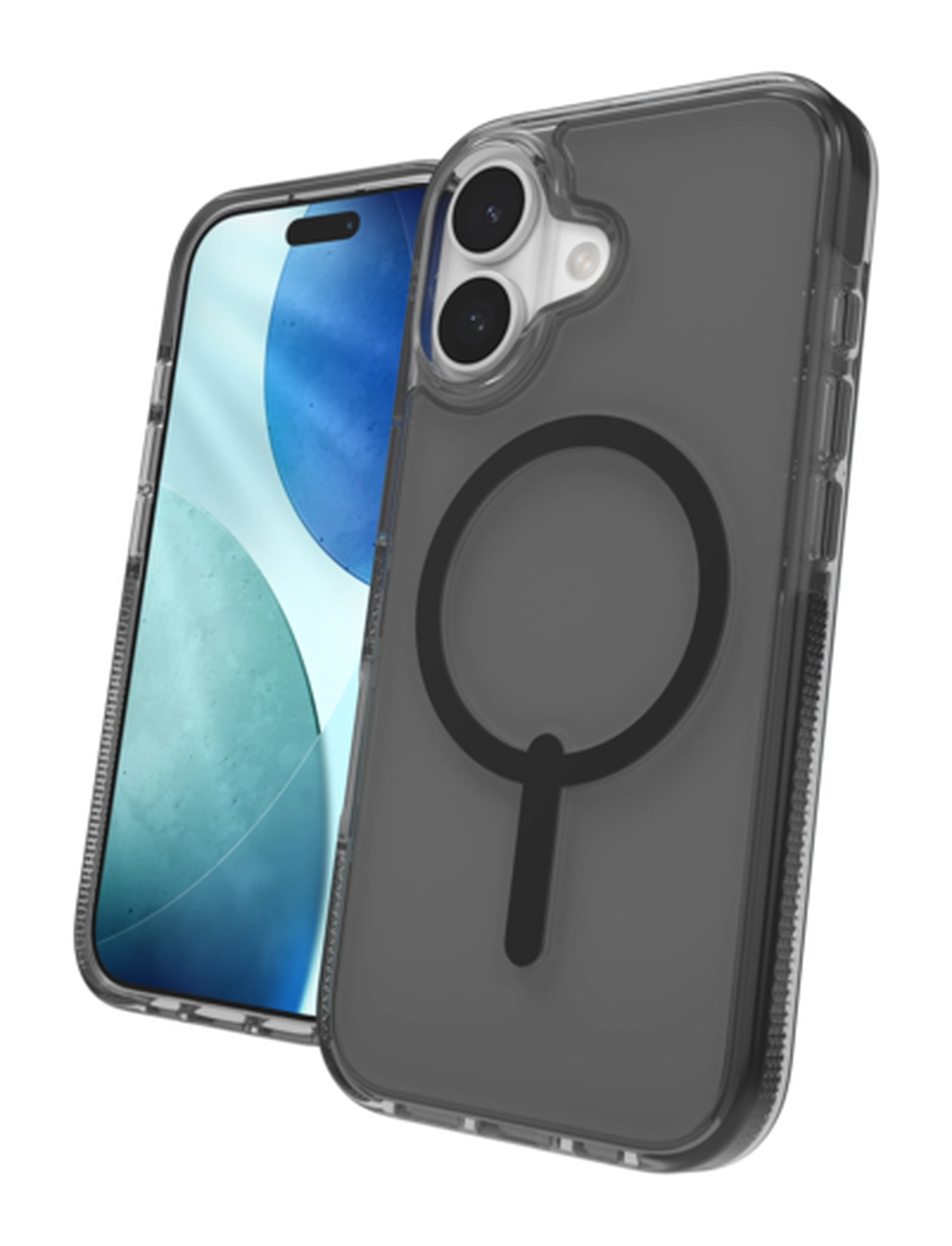 ZAGG Santa Cruz Snap Apple iPhone 17 Hoesje MagSafe Back Cover Matte Zwart afbeelding 1