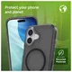 ZAGG Santa Cruz Snap Apple iPhone 17 Hoesje MagSafe Back Cover Matte Zwart afbeelding 4