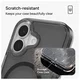 ZAGG Santa Cruz Snap Apple iPhone 17 Hoesje MagSafe Back Cover Matte Zwart afbeelding 5