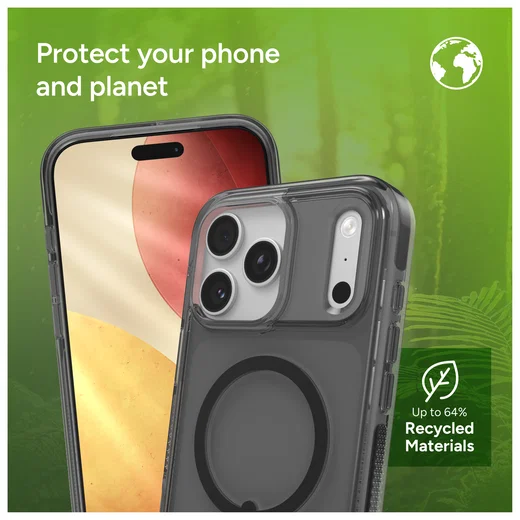 ZAGG Santa Cruz Snap iPhone 17 Pro Max Hoesje MagSafe Back Cover Matte Zwart afbeelding 6