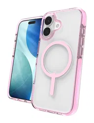 ZAGG Santa Cruz Snap Apple iPhone 17 Hoesje MagSafe Back Cover Roze afbeelding