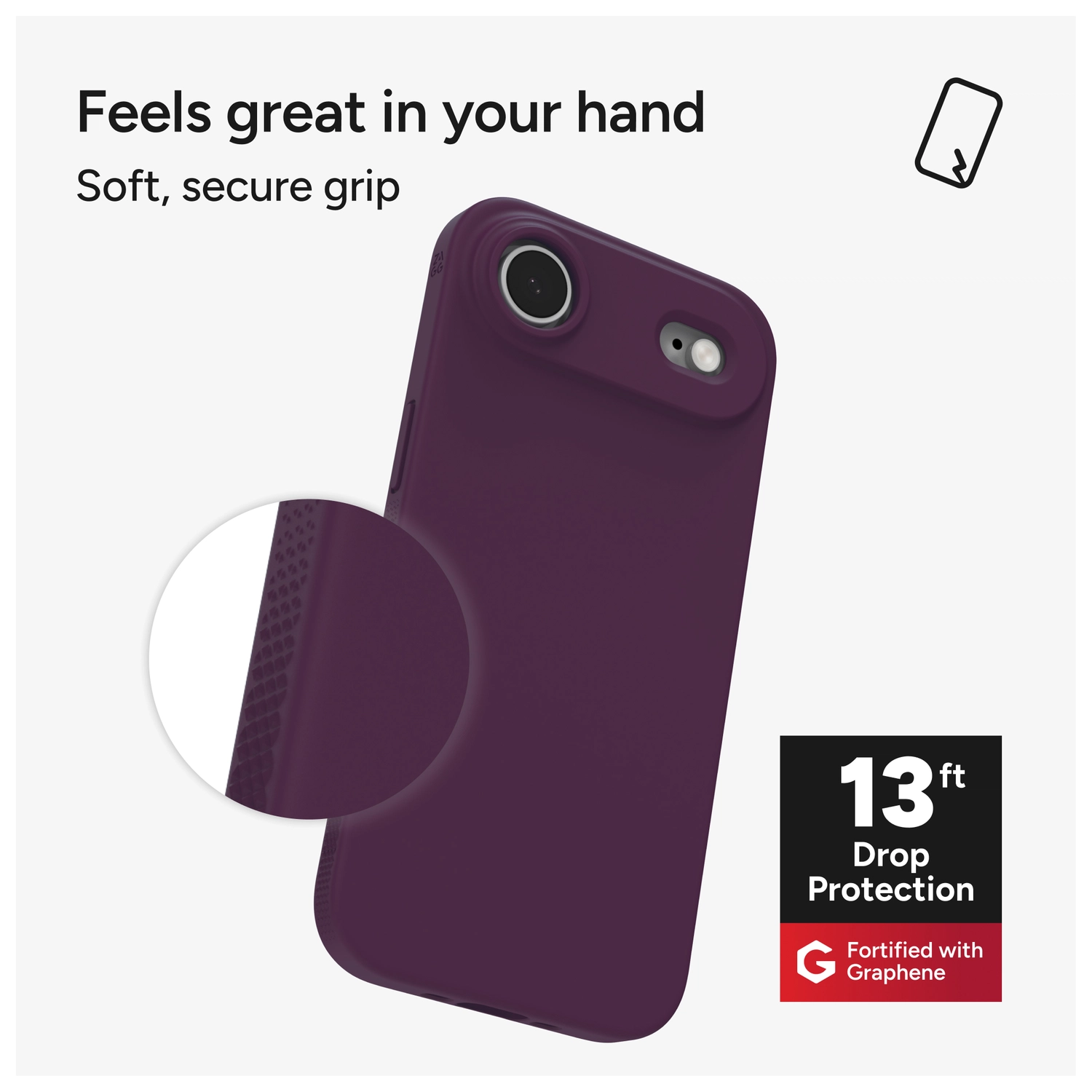 ZAGG Manhattan Snap Apple iPhone Air Hoesje MagSafe Back Cover Rood afbeelding 3