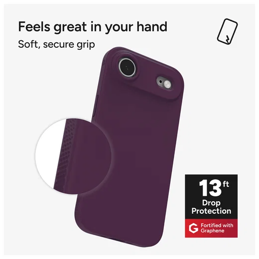 ZAGG Manhattan Snap Apple iPhone Air Hoesje MagSafe Back Cover Rood afbeelding 3