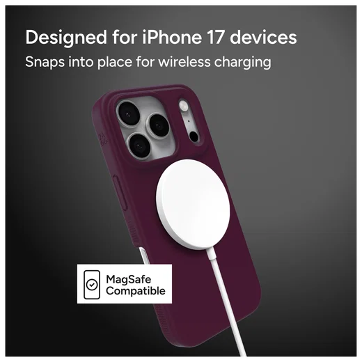 ZAGG Manhattan Snap Apple iPhone 17 Pro Max Hoesje MagSafe Back Cover Rood afbeelding 3