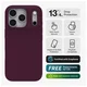 ZAGG Manhattan Snap Apple iPhone 17 Pro Max Hoesje MagSafe Back Cover Rood afbeelding 2