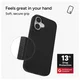 ZAGG Manhattan Snap Apple iPhone 17 Hoesje MagSafe Back Cover Zwart afbeelding 3
