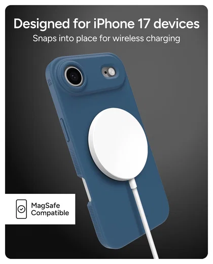 ZAGG Manhattan Snap Apple iPhone Air Hoesje MagSafe Back Cover Blauw afbeelding 4