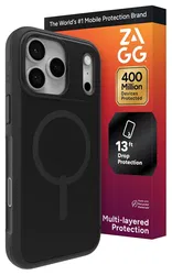 ZAGG Sedona Snap iPhone 17 Pro Max Hoesje MagSafe Back Cover Zwart afbeelding