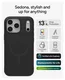 ZAGG Sedona Snap iPhone 17 Pro Max Hoesje MagSafe Back Cover Zwart afbeelding 3