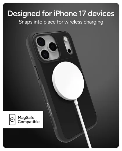 ZAGG Sedona Snap iPhone 17 Pro Max Hoesje MagSafe Back Cover Zwart afbeelding 5