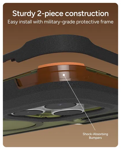 ZAGG Rainier Snap Kickstand iPhone 17 Pro Max Hoesje MagSafe Back Cover Groen afbeelding 10