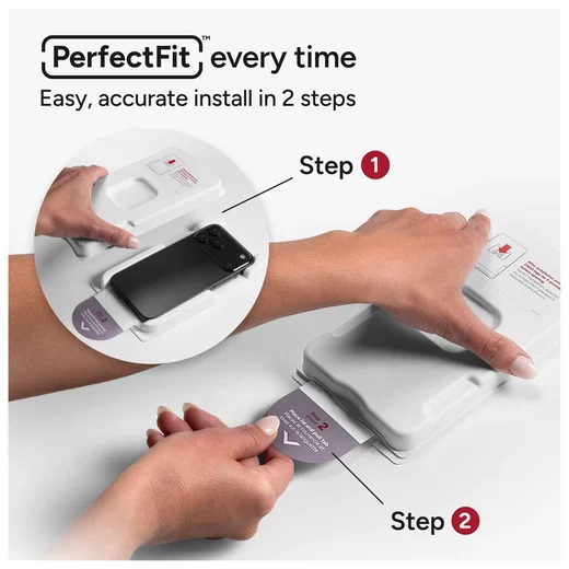 ZAGG InvisibleShield Glass+ iPhone Air Screen Protector Tempered Glass afbeelding 3