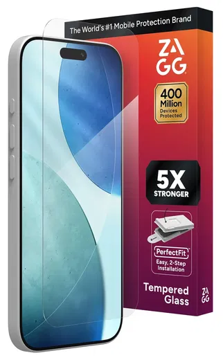 ZAGG Glass Elite iPhone 17 Screen Protector Tempered Glass afbeelding 1