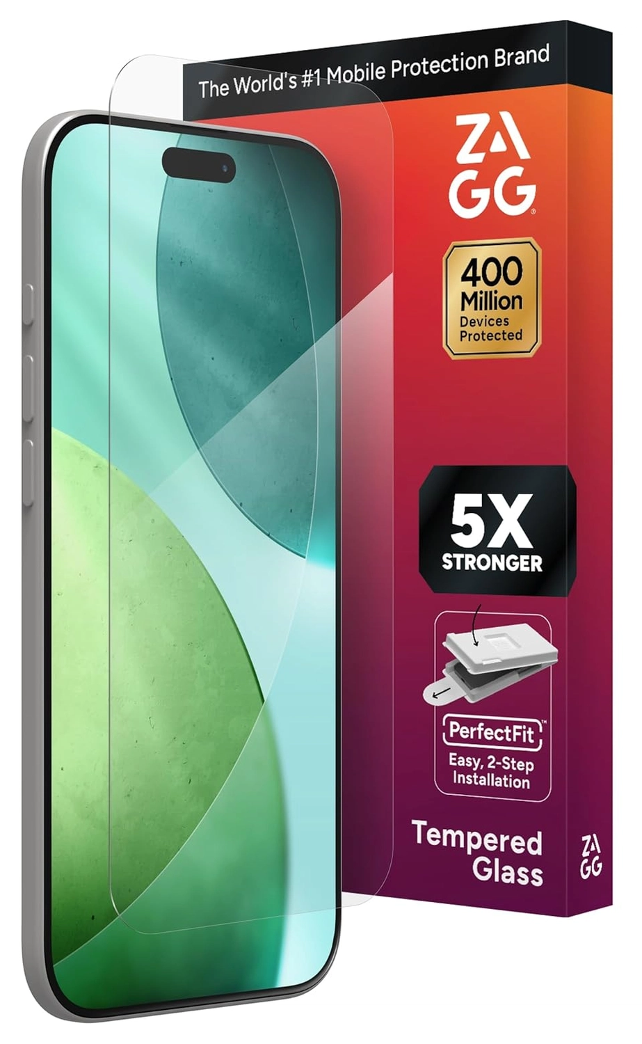 ZAGG Glass Elite iPhone Air Screen Protector Tempered Glass afbeelding 1