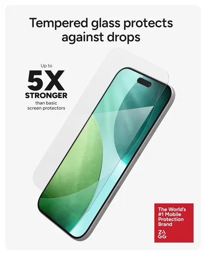 ZAGG Glass Elite iPhone Air Screen Protector Tempered Glass afbeelding 3