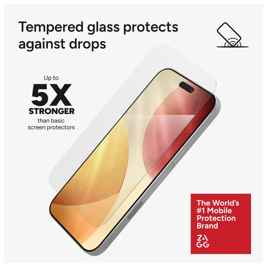 ZAGG InvisibleShield Glass Elite VG Apple iPhone 17 Pro Max Screen Protector afbeelding 2