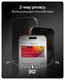 ZAGG InvisibleShield Glass Elite Privacy iPhone 17 Screen Protector afbeelding 4
