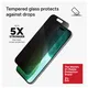 ZAGG InvisibleShield Glass Elite Privacy iPhone Air Screen Protector afbeelding 2