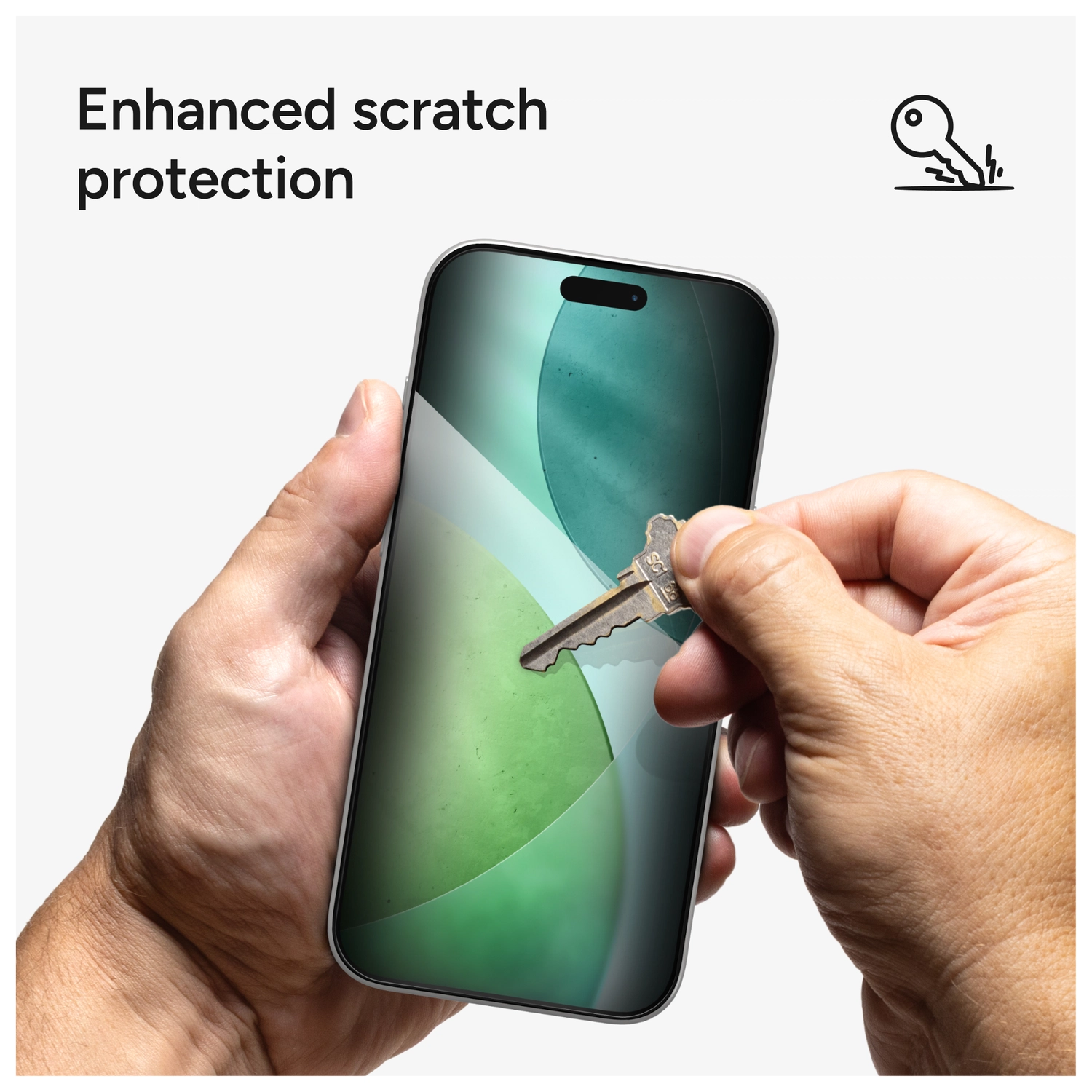 ZAGG InvisibleShield Glass Elite Privacy iPhone Air Screen Protector afbeelding 3