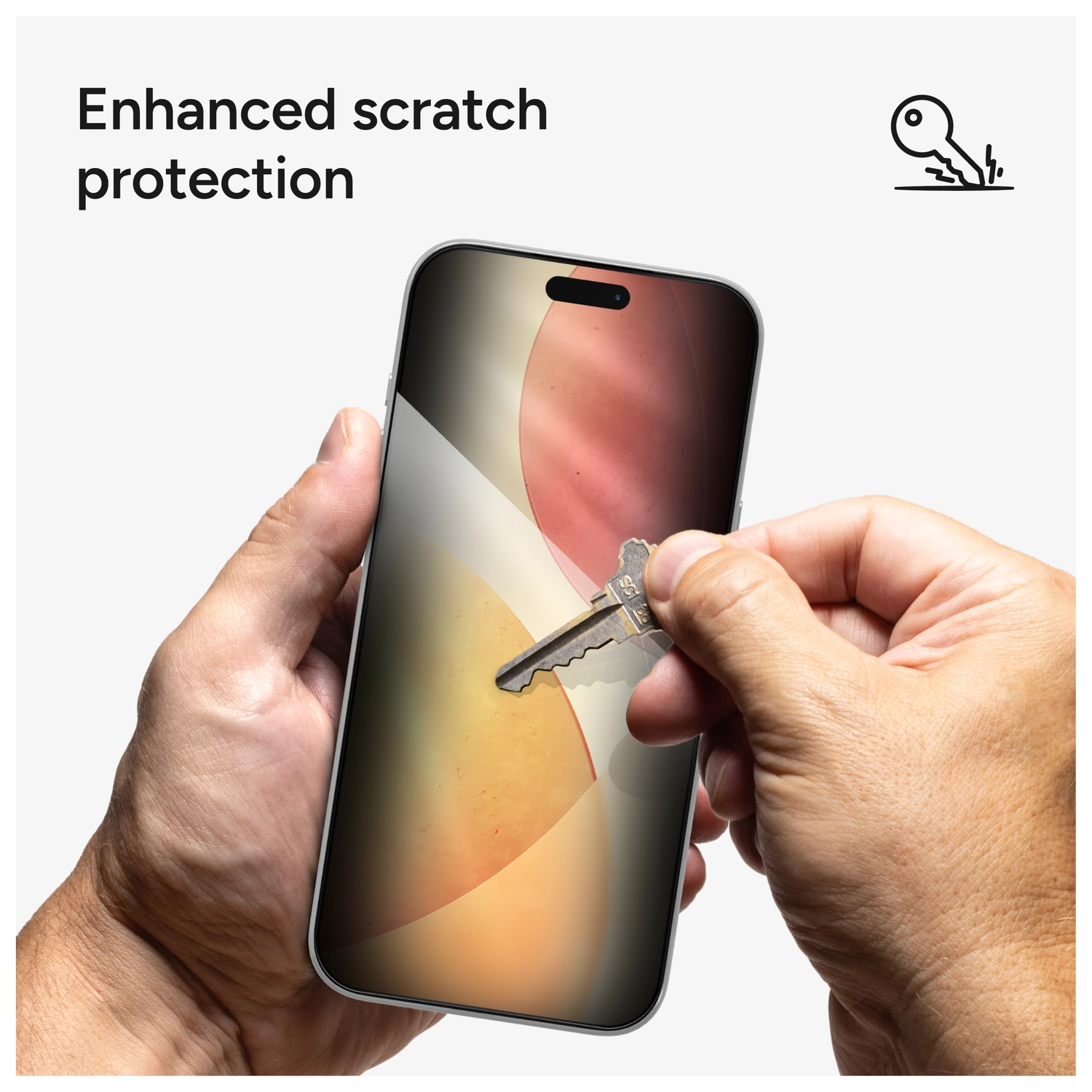 ZAGG InvisibleShield Glass Elite Privacy iPhone 17 Pro Max Screen Protector afbeelding 7