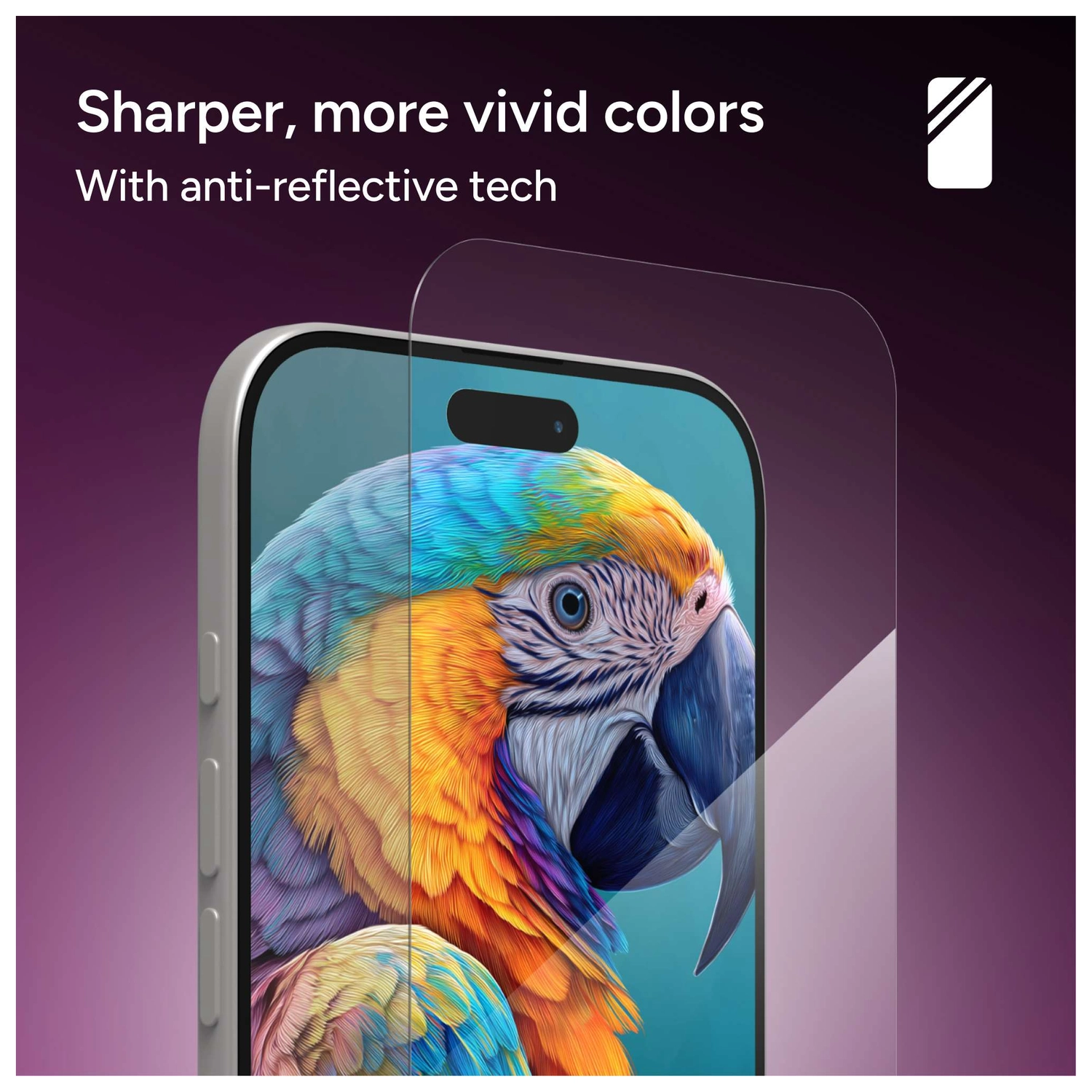 ZAGG InvisibleShield XTR5 iPhone Air Screen Protector Anti-Blue Light afbeelding 2