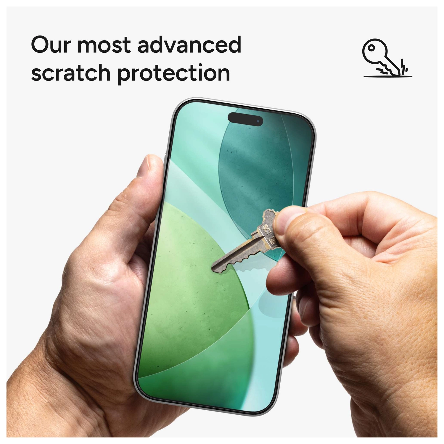 ZAGG InvisibleShield XTR5 iPhone Air Screen Protector Anti-Blue Light afbeelding 6