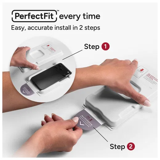 ZAGG InvisibleShield XTR5 iPhone 17 Pro Screen Protector Anti-Blue Light afbeelding 4