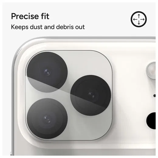 ZAGG Glass Elite Camera Frame iPhone 17 Pro/17 Pro Max Camera Protector Zwart afbeelding 5