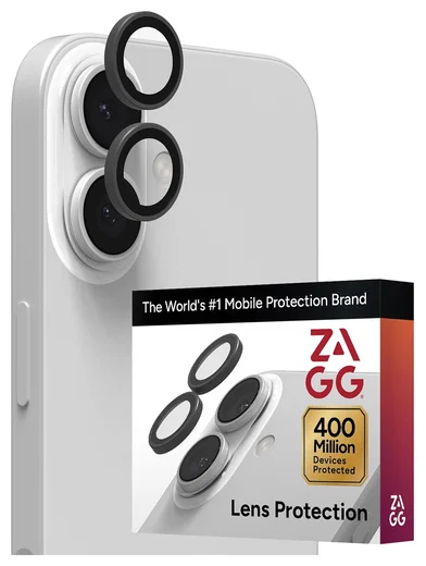 ZAGG Camera Rings iPhone 17 / 16 / 16 Plus Camera Protector Zilver afbeelding 1