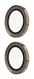 ZAGG Camera Rings iPhone 17 / 16 / 16 Plus Camera Protector Goud Glitter afbeelding 2