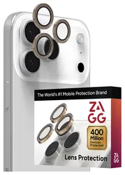 ZAGG Camera Rings iPhone 17 Pro (Max)/16 Pro (Max) Camera Protector Goud Glitter afbeelding