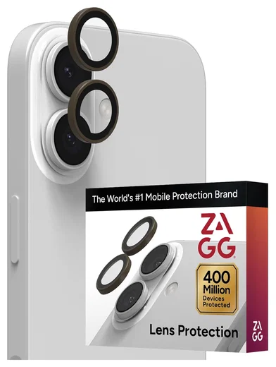 ZAGG Camera Rings iPhone 17 / 16 / 16 Plus Camera Protector Beige afbeelding 1