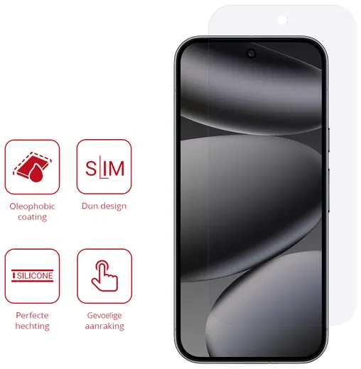 Rosso Google Pixel 10 / 10 Pro Screen Protector Case Friendly Folie Duo Pack afbeelding 2