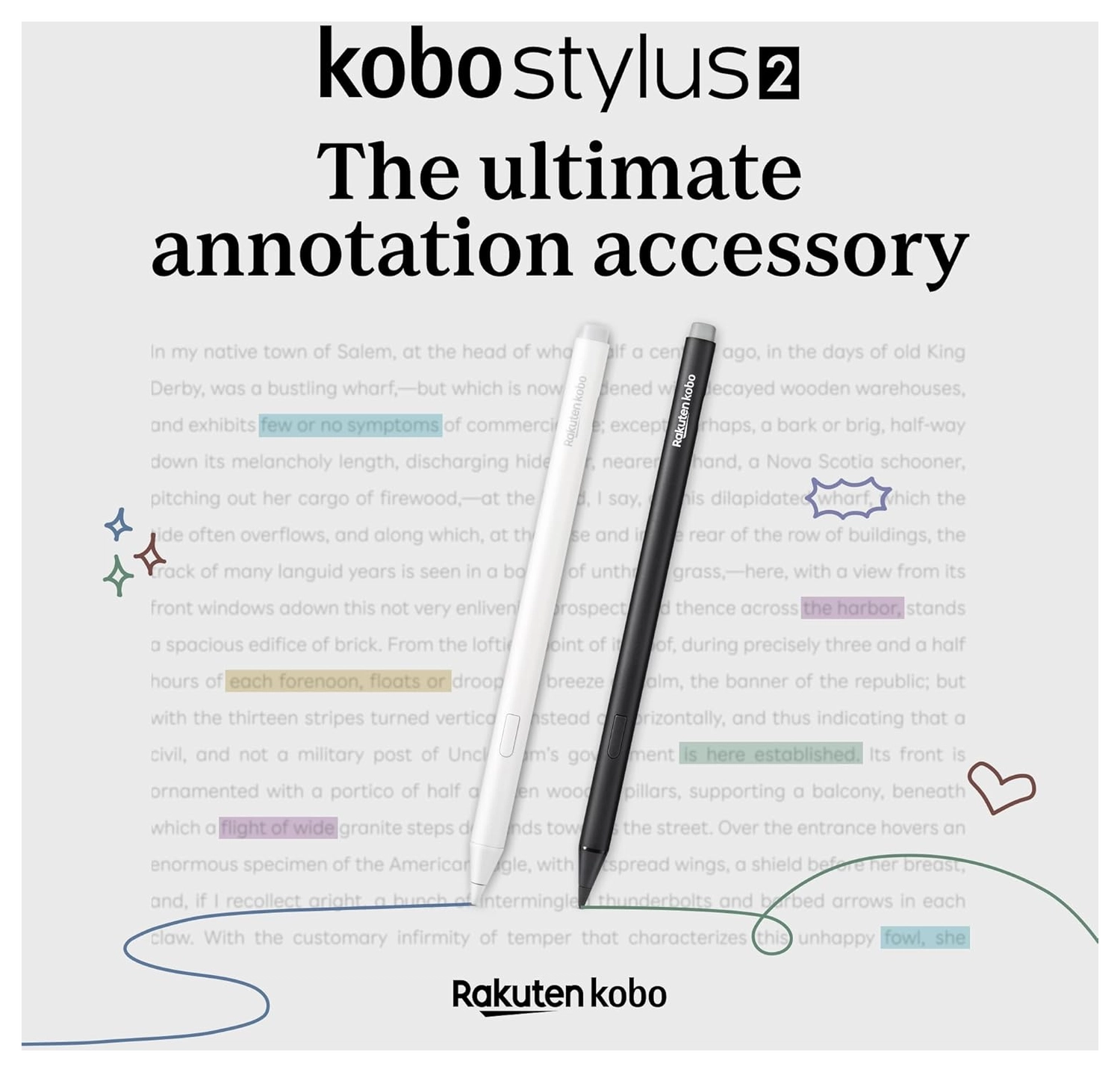 Kobo Stylus 2 Stylus Pen Geschikt voor Kobo E-Readers met USB-C poort Wit afbeelding 6