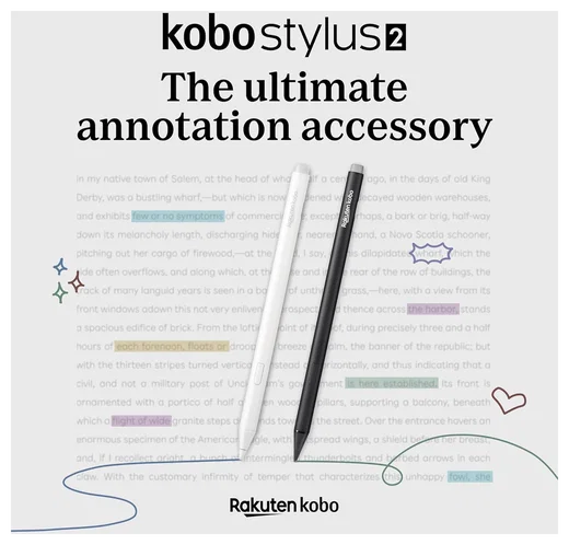Kobo Stylus 2 Stylus Pen Geschikt voor Kobo E-Readers met USB-C poort Wit afbeelding 6