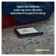 Origineel Kobo Clara Colour / BW Hoes SleepCover Book Case met Standaard Blauw afbeelding 3