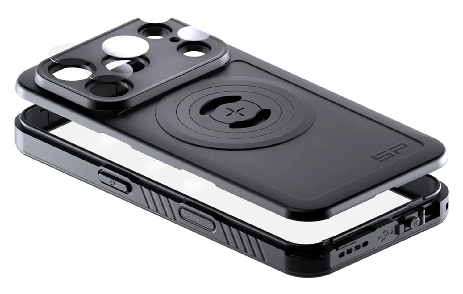 SP Connect Xtreme SPC+ iPhone 17 Pro Max Hoesje Full Protect MagSafe Zwart afbeelding 10