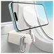 iOttie Treker MagSafe / Qi2 Telefoonhouder Vliegtuig Tafel / Trein Beige afbeelding 4