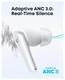 Anker Soundcore Liberty 5 Draadloze Oordopjes Noice Cancelling Wit afbeelding 2