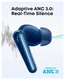 Anker Soundcore Liberty 5 Draadloze Oordopjes Noice Cancelling Blauw afbeelding 3