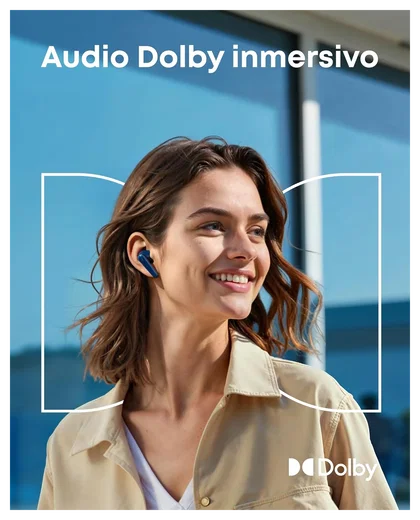 Anker Soundcore Liberty 5 Draadloze Oordopjes Noice Cancelling Blauw afbeelding 4