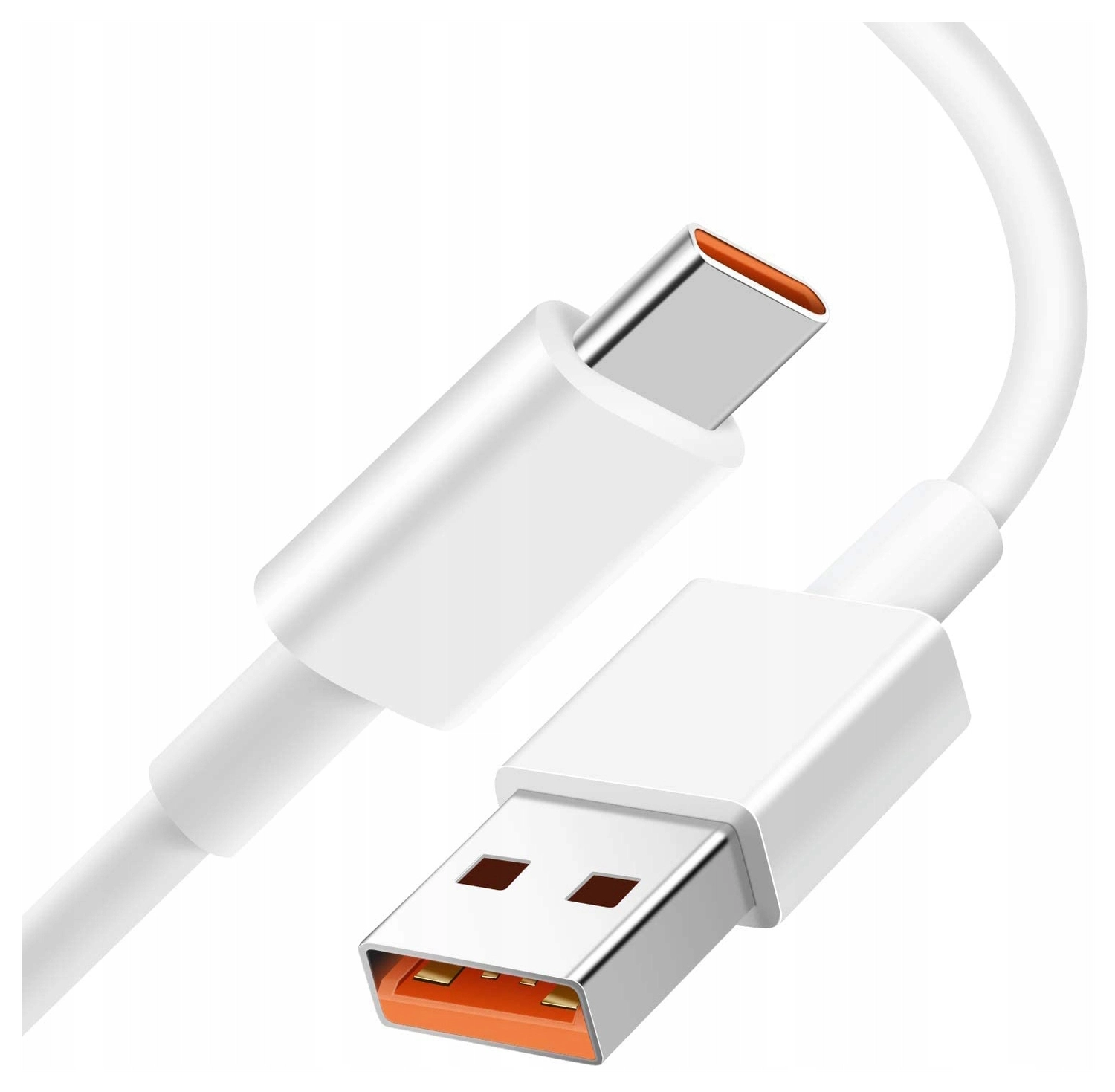 Originele Xiaomi USB-A naar USB-C Kabel 6A 120W PD 1M Wit afbeelding 3