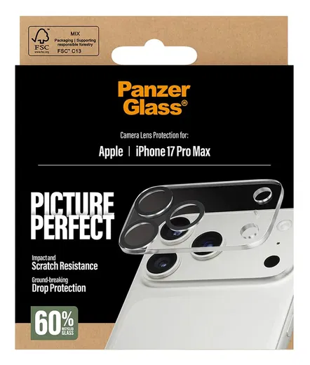 PanzerGlass PicturePerfect iPhone 17 Pro Max Camera Protector Glas afbeelding 4
