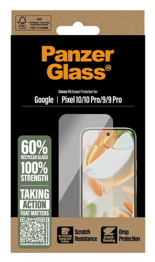 PanzerGlass Classic Fit Google Pixel 10 (Pro) / 9 (Pro) Screen Protector Glass afbeelding 3