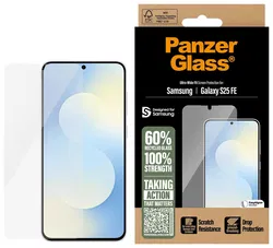 PanzerGlass Ultra-Wide Samsung Galaxy S25 FE Screen Protector Glas EasyAligner afbeelding