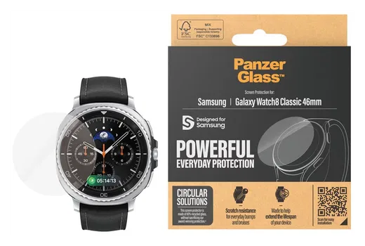PanzerGlass Samsung Galaxy Watch 8 Classic Screen Protector Glas afbeelding 1