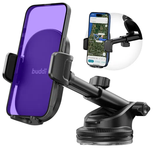 Buddi Way 2 Universele Telefoonhouder Auto Dashboard/Raam met Zuignap afbeelding 13
