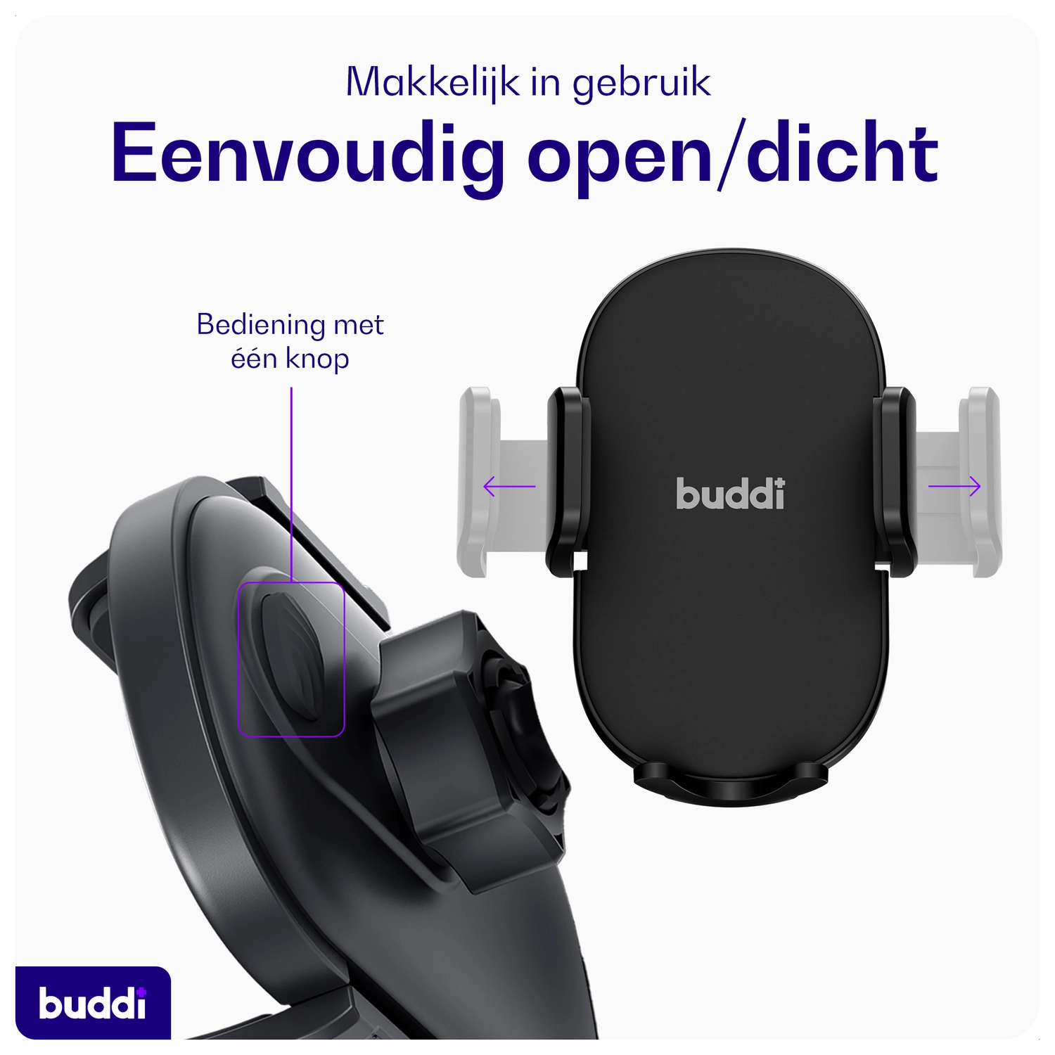 Buddi Way 2 Universele Telefoonhouder Auto Ventilatierooster met Klem afbeelding 6