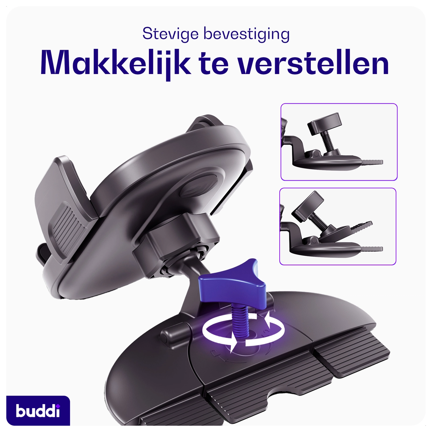 Buddi Way 2 Universele Telefoonhouder Auto CD-Speler met Sleuf Houder afbeelding 6