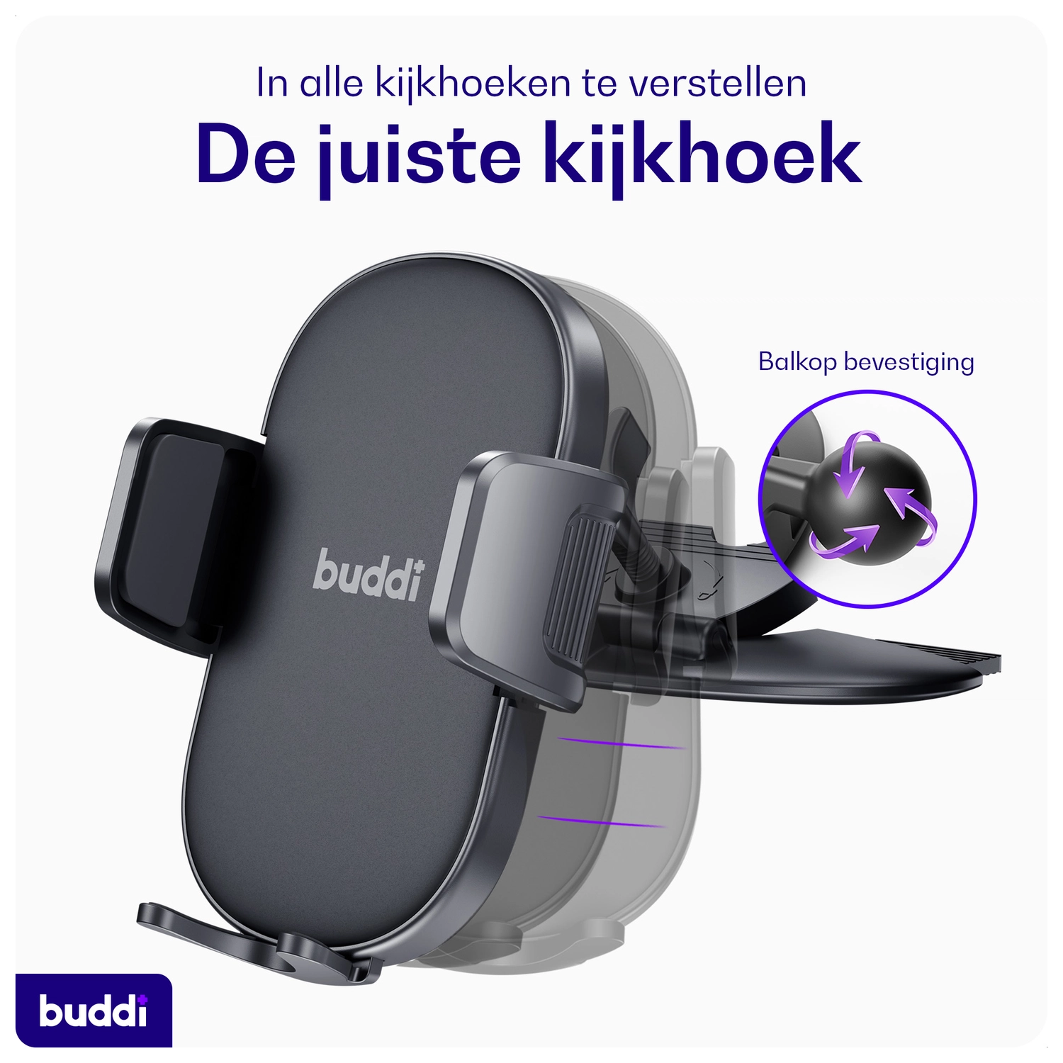 Buddi Way 2 Universele Telefoonhouder Auto CD-Speler met Sleuf Houder afbeelding 9